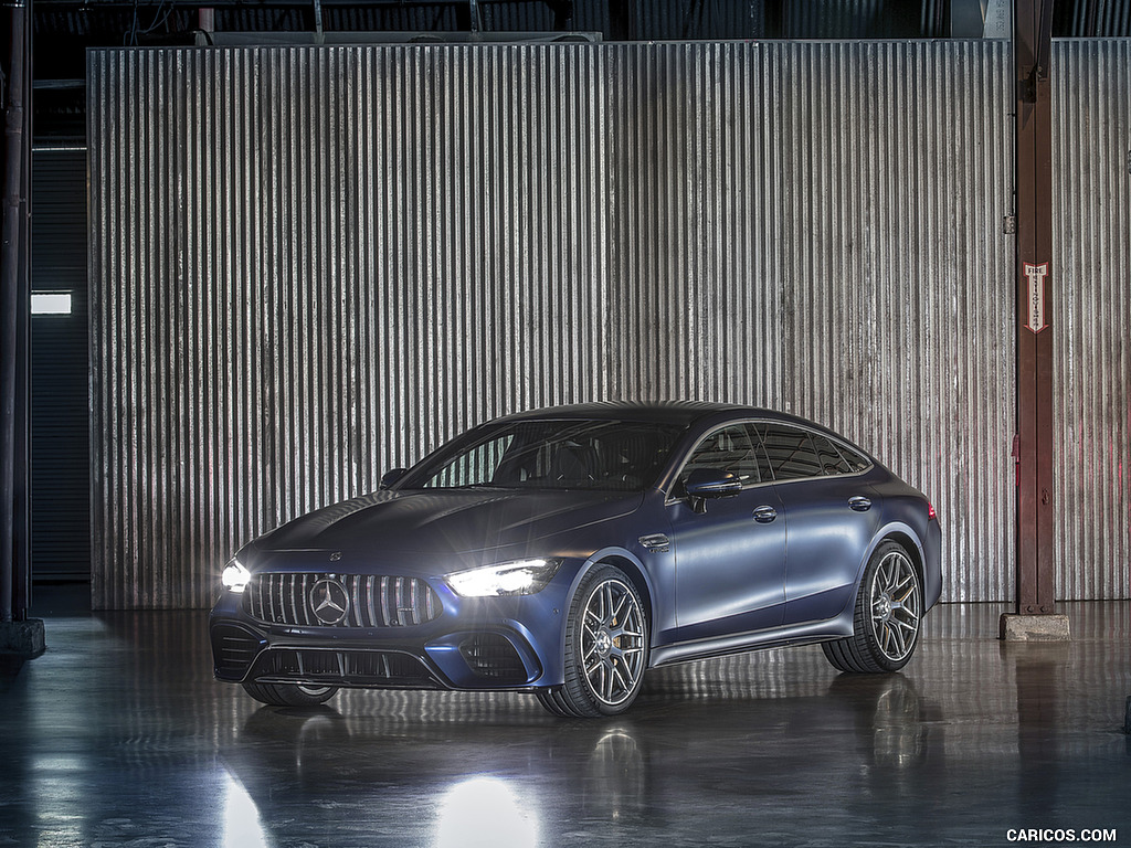 2019 Mercedes-AMG GT 63 S 4MATIC+ 4-Door Coupe - Front Three-Quarter