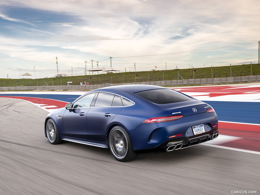 2019 Mercedes-AMG GT 63 S 4MATIC+ 4-Door Coupe - Rear Three-Quarter