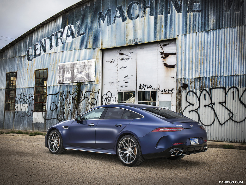 2019 Mercedes-AMG GT 63 S 4MATIC+ 4-Door Coupe - Rear Three-Quarter