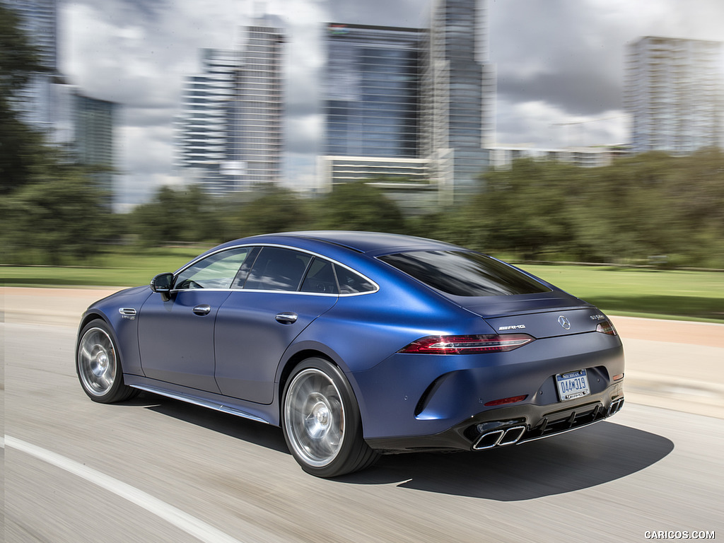 2019 Mercedes-AMG GT 63 S 4MATIC+ 4-Door Coupe - Rear Three-Quarter