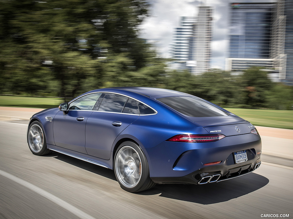 2019 Mercedes-AMG GT 63 S 4MATIC+ 4-Door Coupe - Rear Three-Quarter