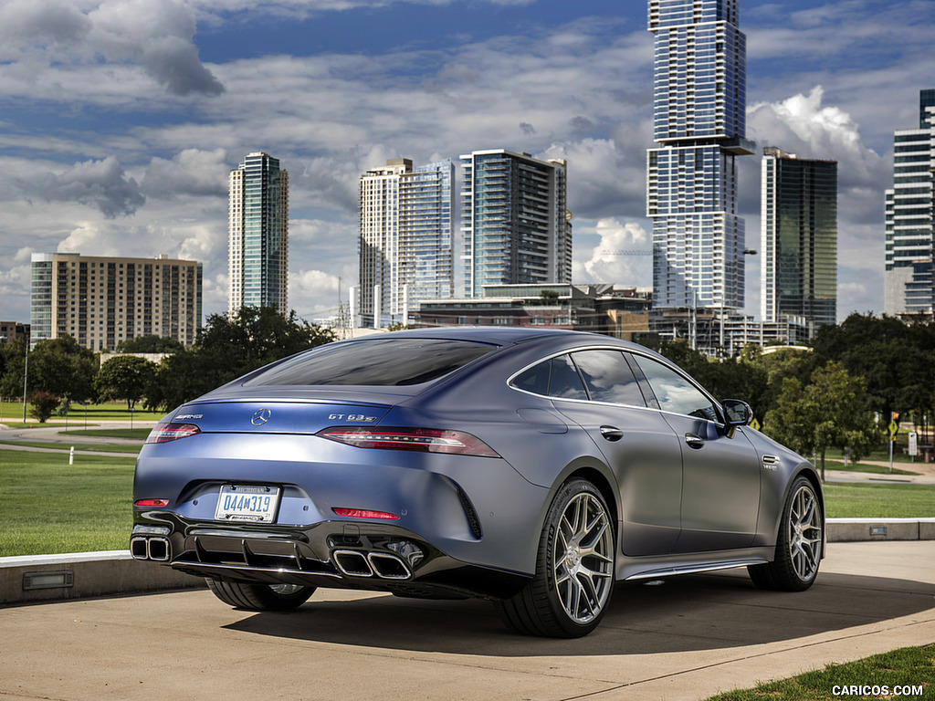 2019 Mercedes-AMG GT 63 S 4MATIC+ 4-Door Coupe - Rear Three-Quarter