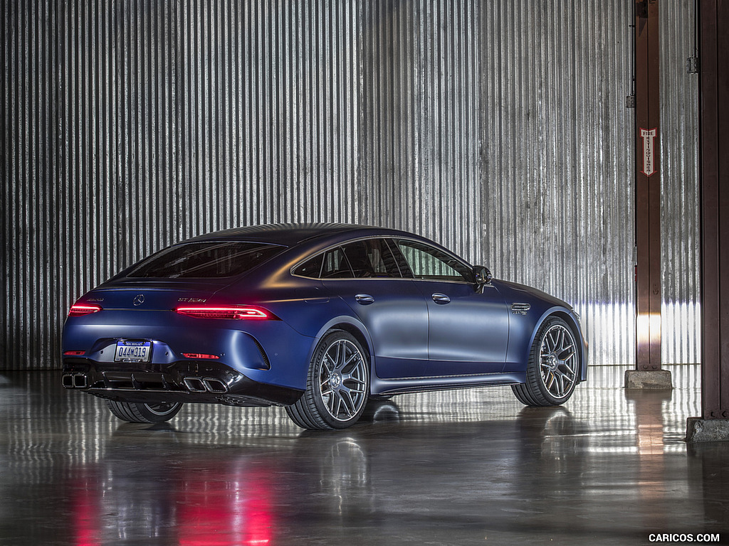 2019 Mercedes-AMG GT 63 S 4MATIC+ 4-Door Coupe - Rear Three-Quarter