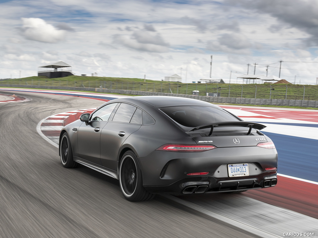 2019 Mercedes-AMG GT 63 S 4MATIC+ 4-Door Coupe - Rear Three-Quarter