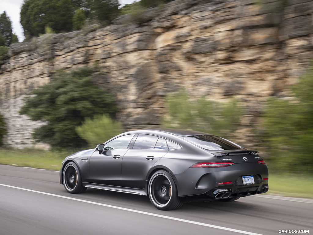 2019 Mercedes-AMG GT 63 S 4MATIC+ 4-Door Coupe - Rear Three-Quarter