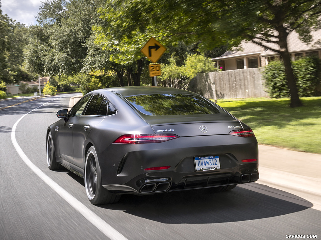 2019 Mercedes-AMG GT 63 S 4MATIC+ 4-Door Coupe - Rear Three-Quarter