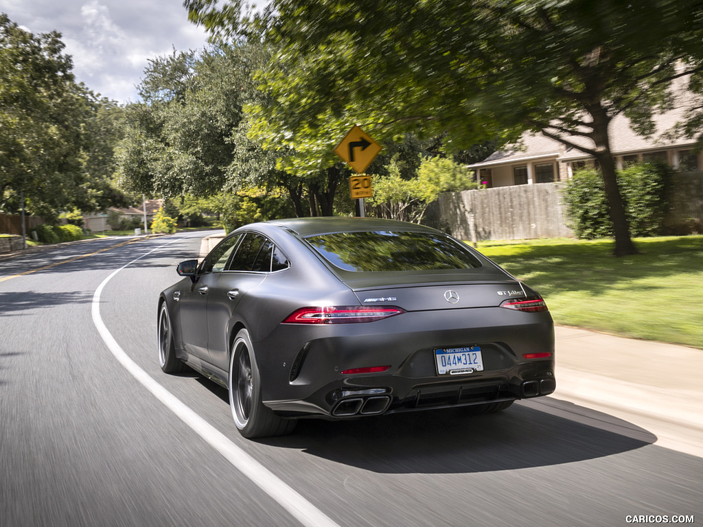 2019 Mercedes-AMG GT 63 S 4MATIC+ 4-Door Coupe - Rear Three-Quarter