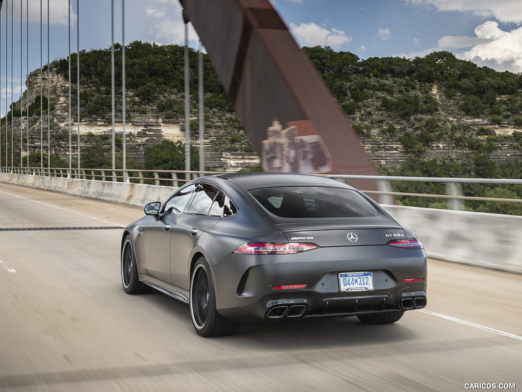 2019 Mercedes-AMG GT 63 S 4MATIC+ 4-Door Coupe - Rear Three-Quarter