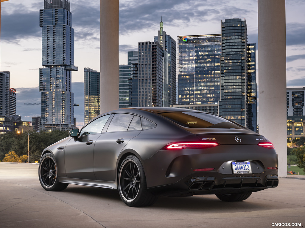 2019 Mercedes-AMG GT 63 S 4MATIC+ 4-Door Coupe - Rear Three-Quarter