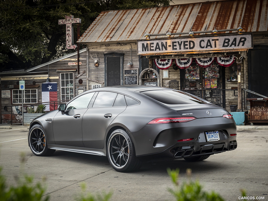 2019 Mercedes-AMG GT 63 S 4MATIC+ 4-Door Coupe - Rear Three-Quarter