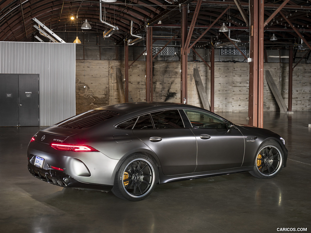 2019 Mercedes-AMG GT 63 S 4MATIC+ 4-Door Coupe - Rear Three-Quarter