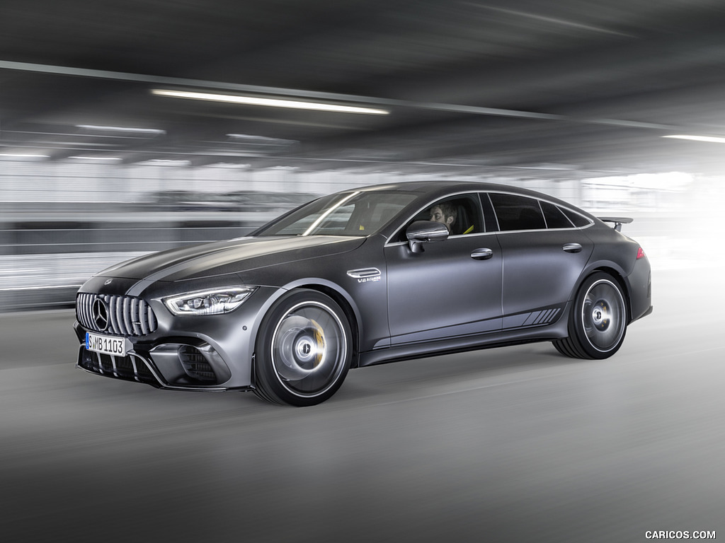 2019 Mercedes-AMG GT 63 S 4MATIC+ Edition 1 (Color: designo graphite grey magno) - Front Three-Quarter