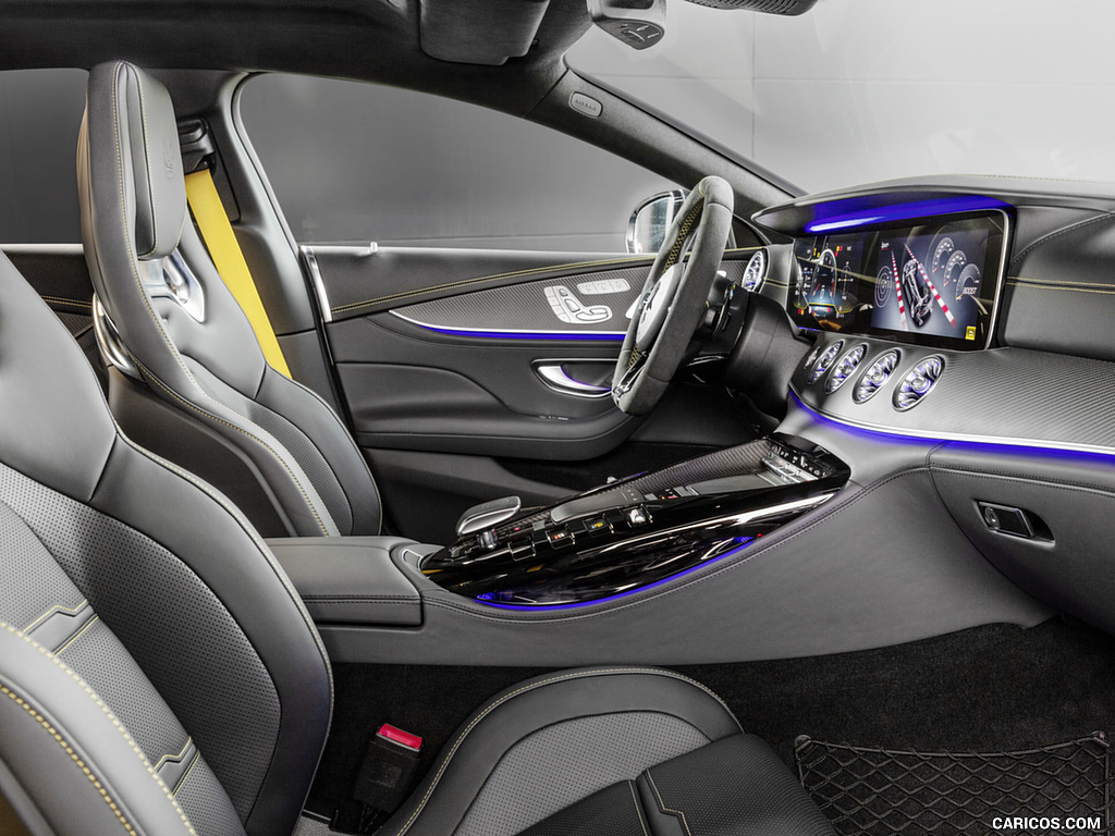 2019 Mercedes-AMG GT 63 S 4MATIC+ Edition 1 - AMG Performance seats, magma grey/black with yellow stichings - Interior, Seats