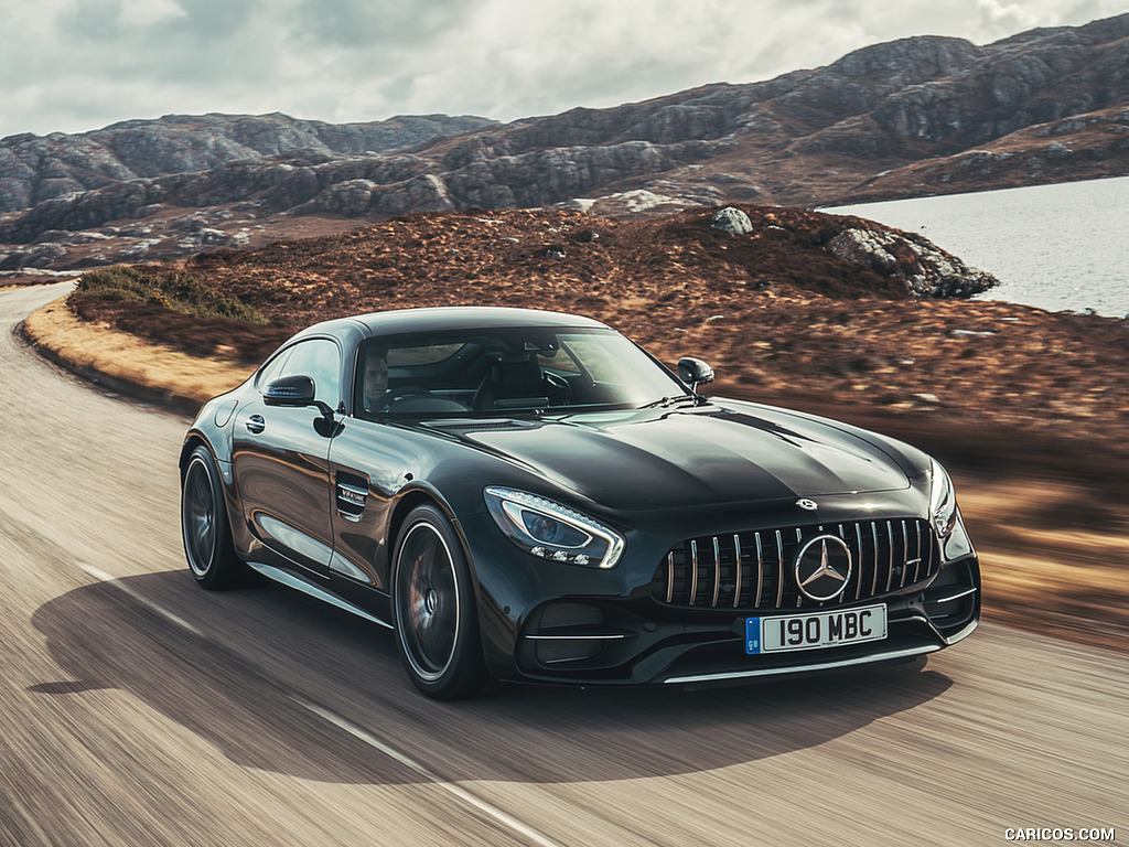 2019 Mercedes-AMG GT C Coupé (UK-Spec) - Front Three-Quarter