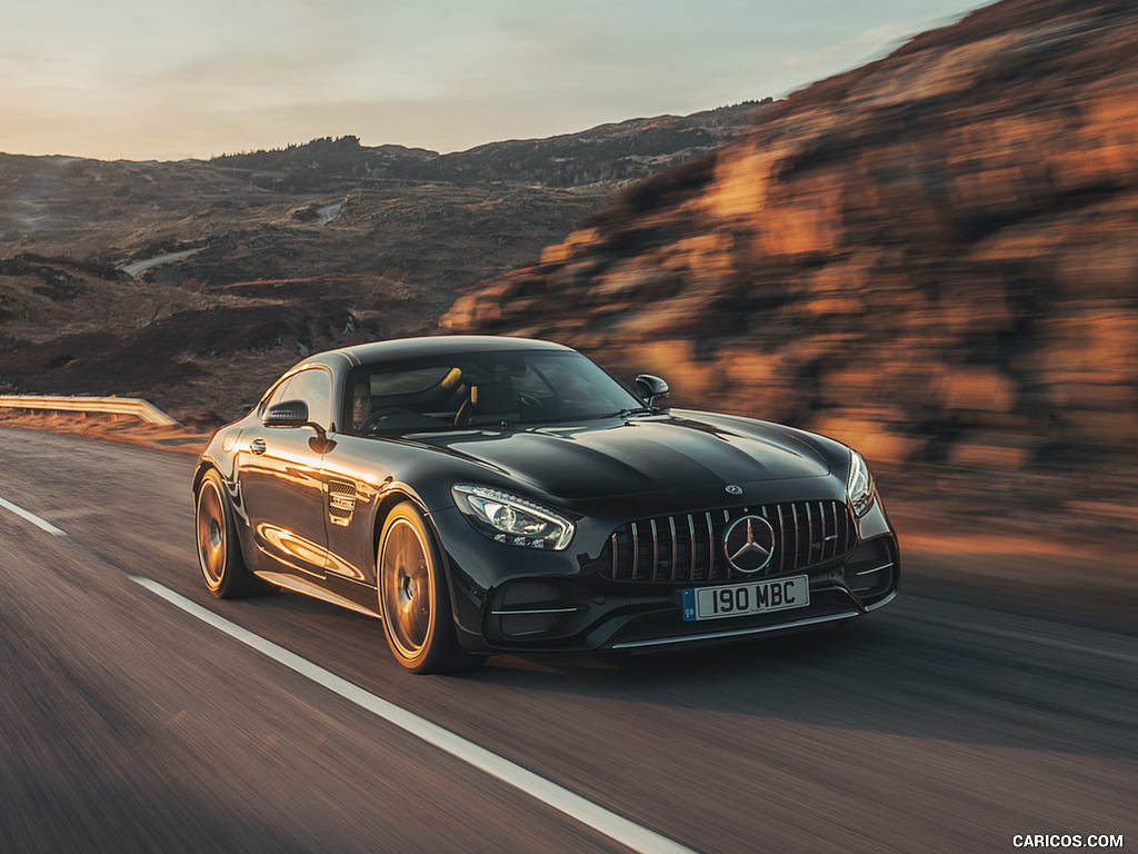 2019 Mercedes-AMG GT C Coupé (UK-Spec) - Front Three-Quarter