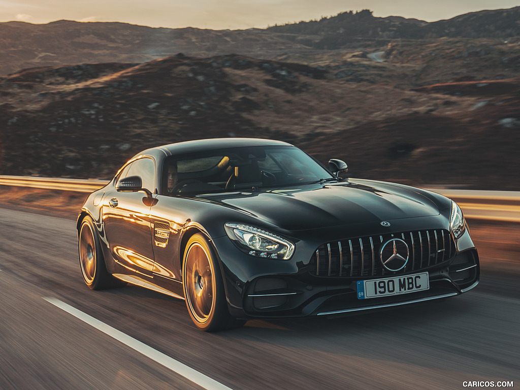 2019 Mercedes-AMG GT C Coupé (UK-Spec) - Front Three-Quarter