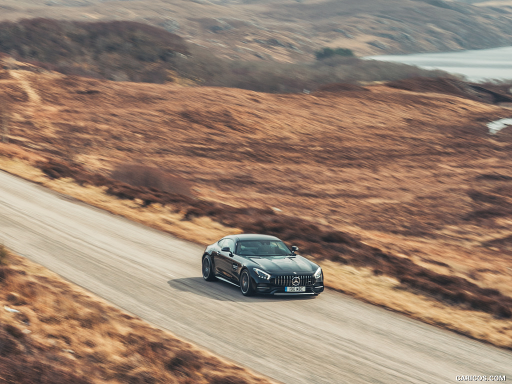 2019 Mercedes-AMG GT C Coupé (UK-Spec) - Front Three-Quarter