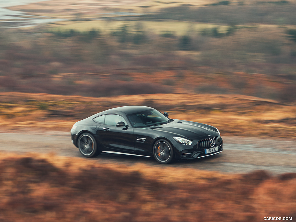 2019 Mercedes-AMG GT C Coupé (UK-Spec) - Front Three-Quarter