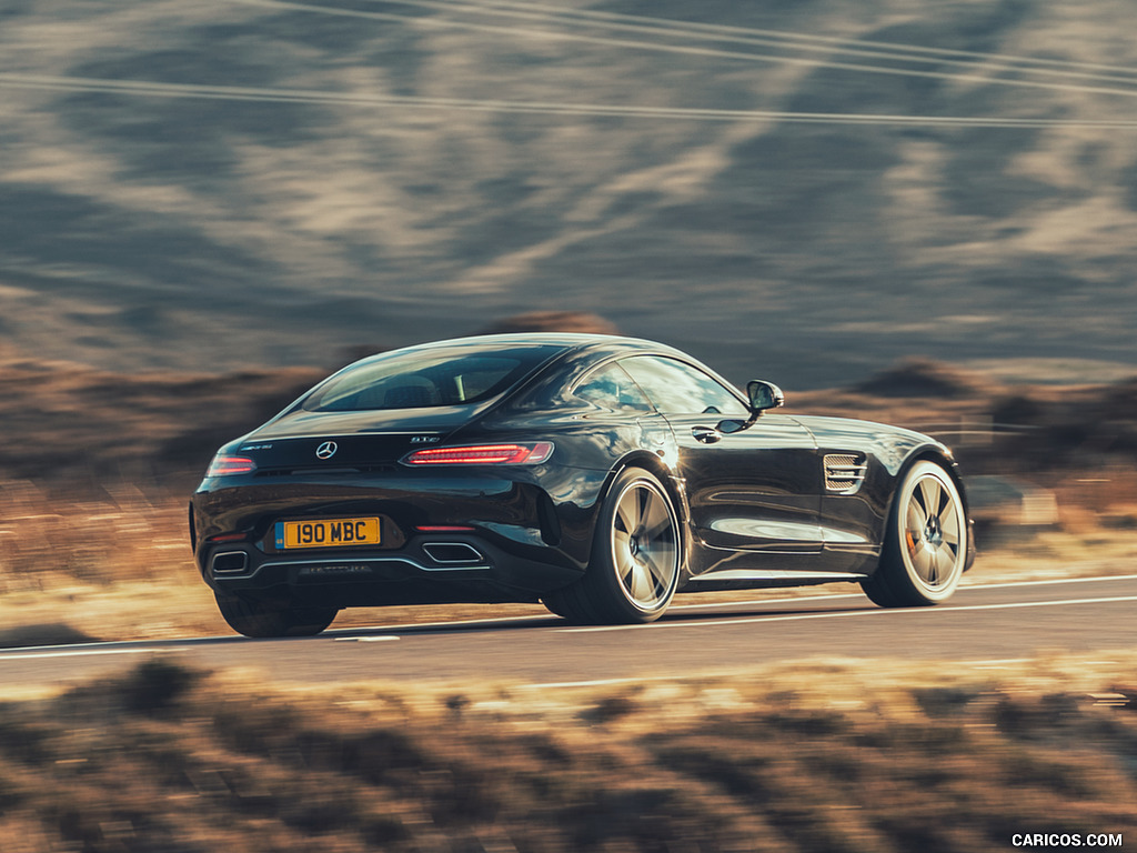 2019 Mercedes-AMG GT C Coupé (UK-Spec) - Rear Three-Quarter