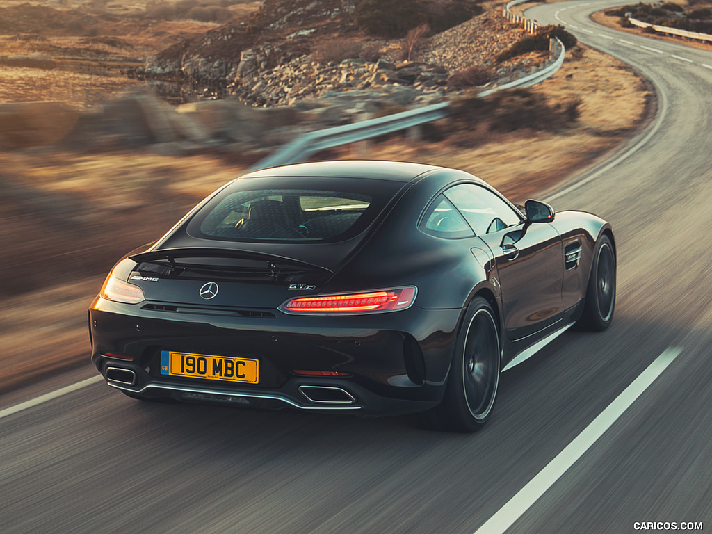 2019 Mercedes-AMG GT C Coupé (UK-Spec) - Rear Three-Quarter