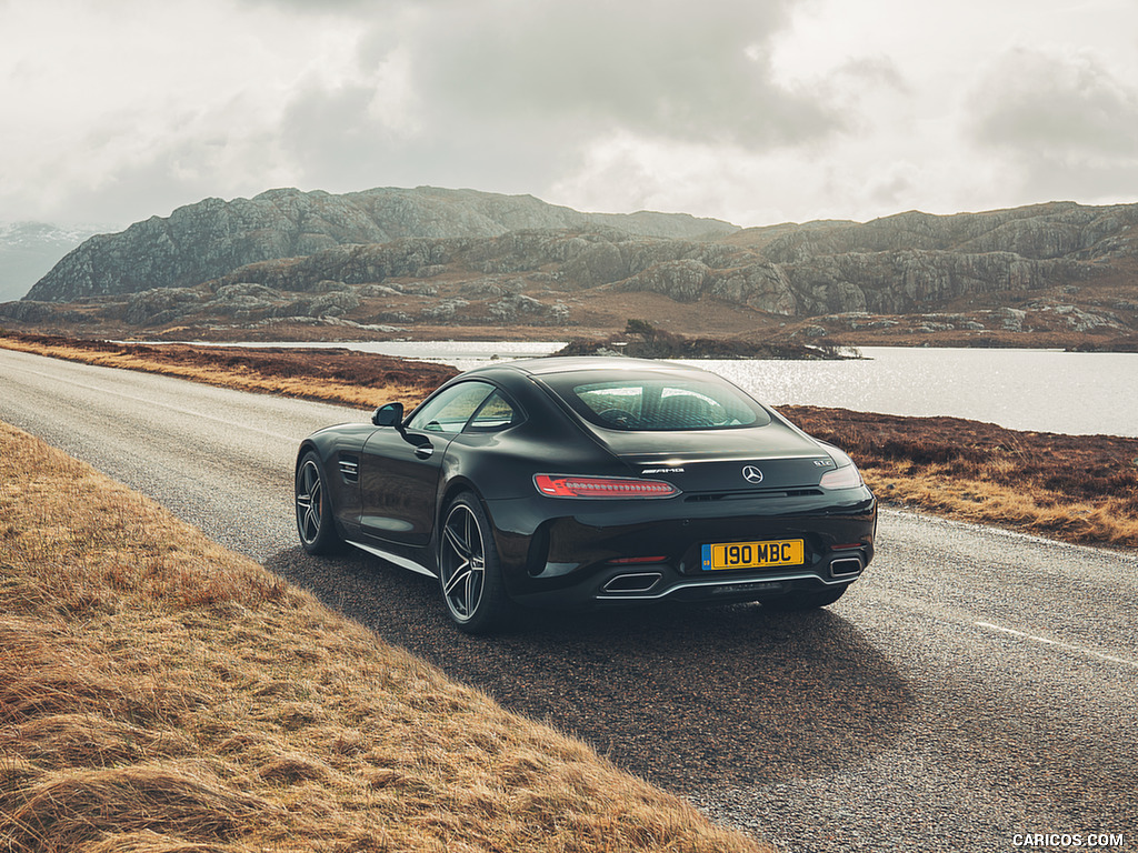 2019 Mercedes-AMG GT C Coupé (UK-Spec) - Rear Three-Quarter