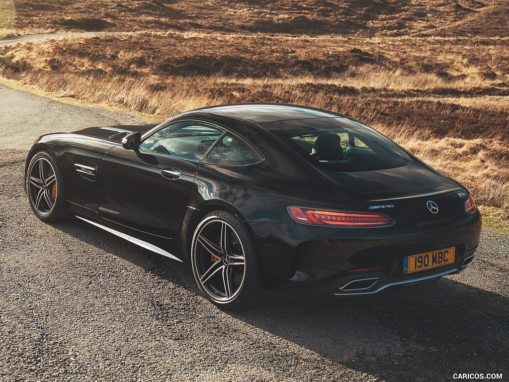 2019 Mercedes-AMG GT C Coupé (UK-Spec) - Rear Three-Quarter