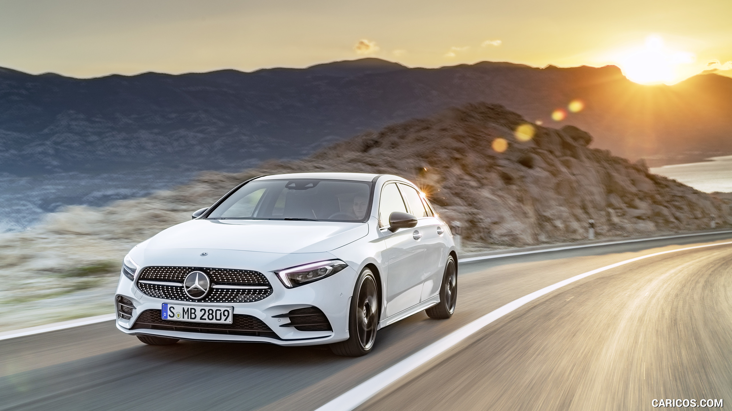 2019 Mercedes-Benz A-Class (Color: Digital white pearl) - Front, #28 of 181