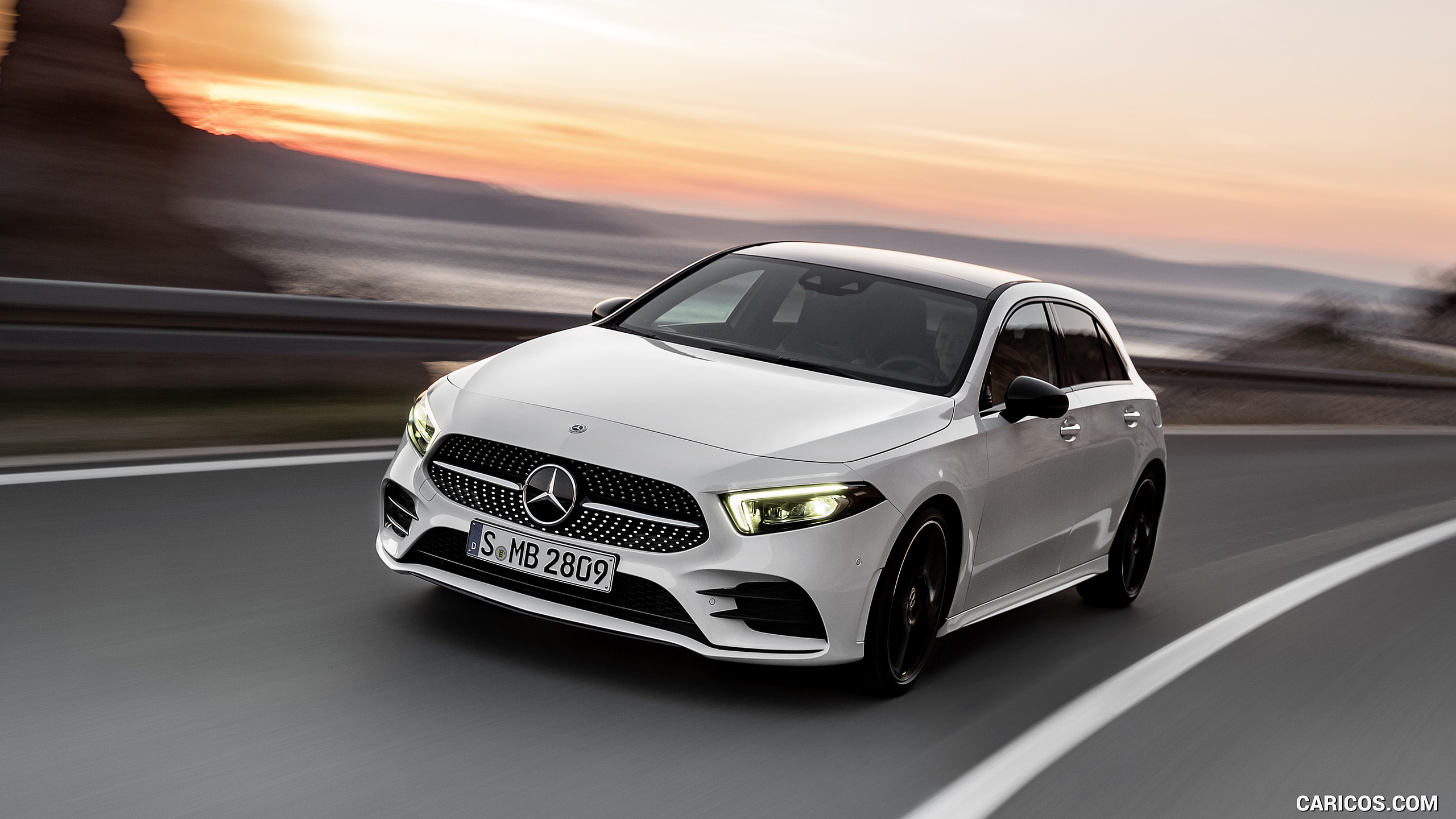 2019 Mercedes-Benz A-Class (Color: Digital white pearl) - Front, #29 of 181