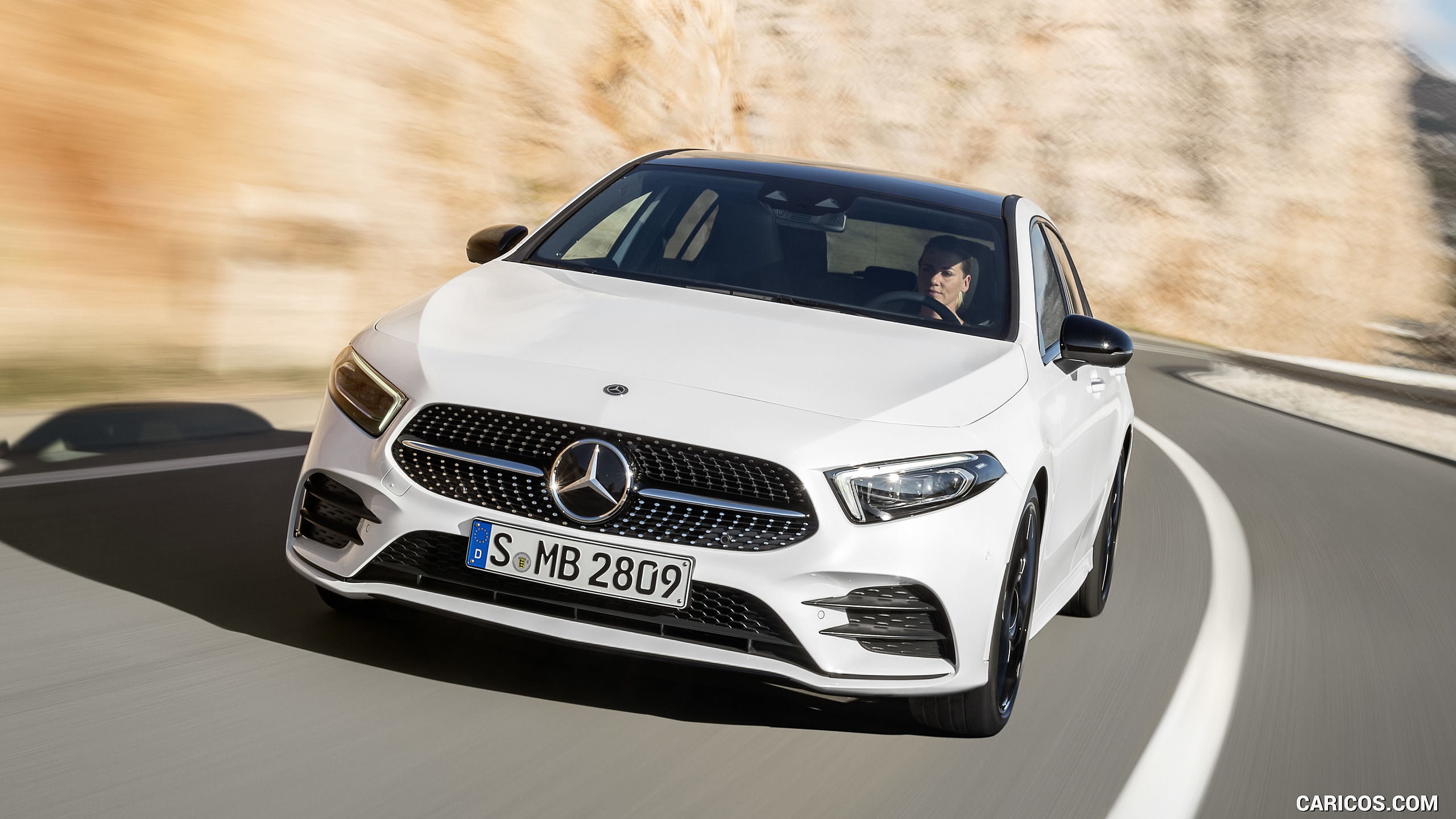 2019 Mercedes-Benz A-Class (Color: Digital white pearl) - Front, #35 of 181