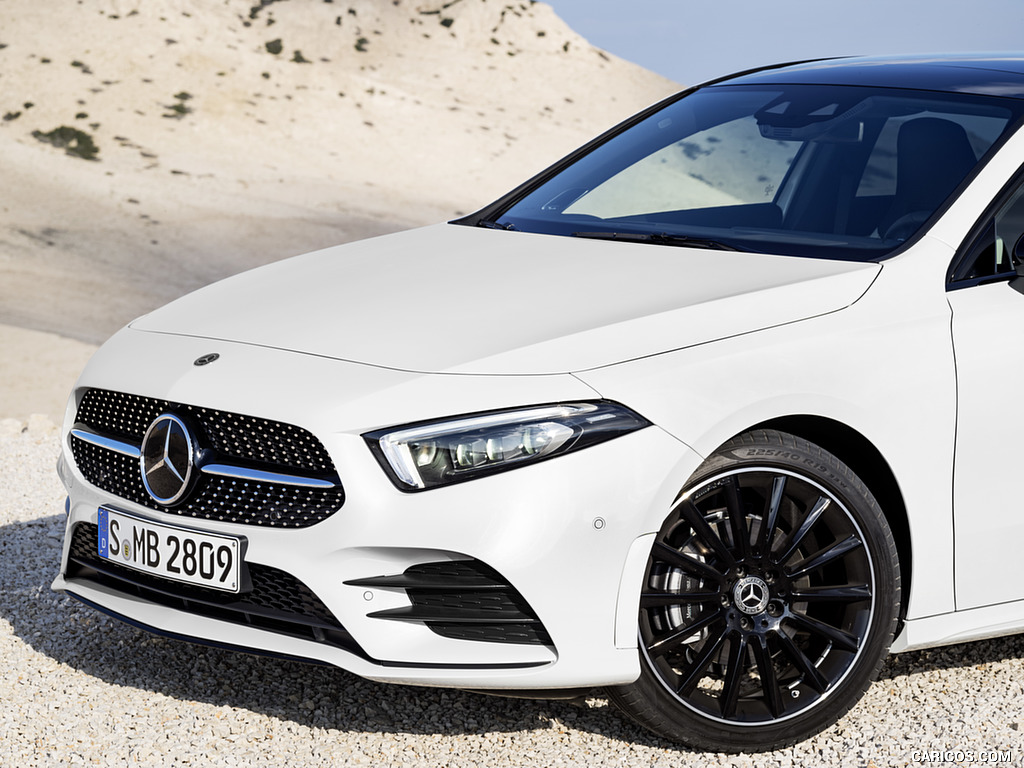 2019 Mercedes-Benz A-Class (Color: Digital white pearl) - Detail