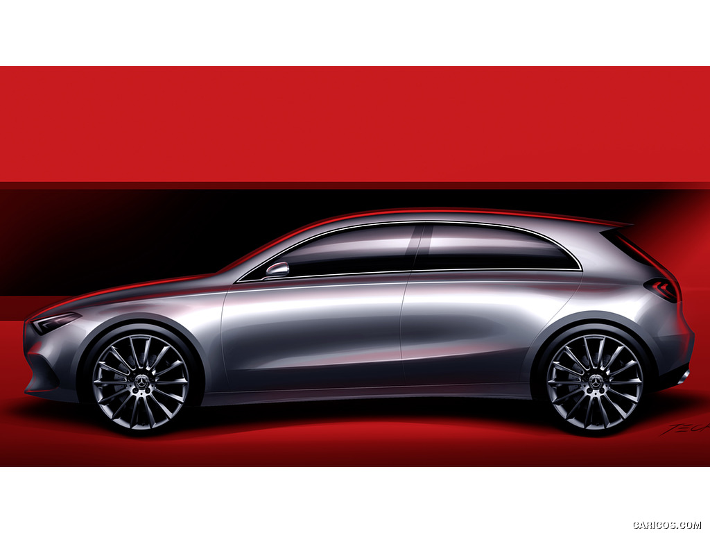 2019 Mercedes-Benz A-Class - Design Sketch