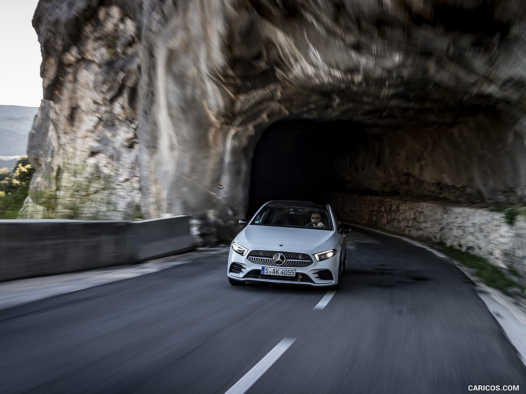 2019 Mercedes-Benz A-Class A180 d AMG Line (Color: Digital White) - Front