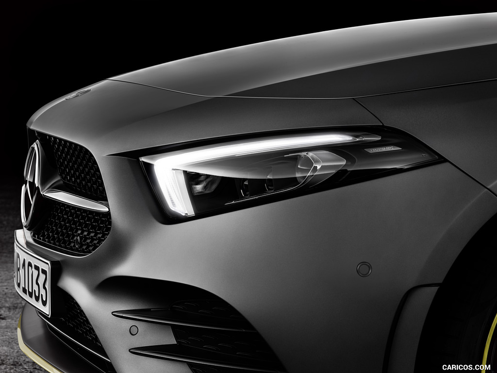 2019 Mercedes-Benz A-Class Edition 1 (Color: Designo Mountain Grey Magno) - Headlight