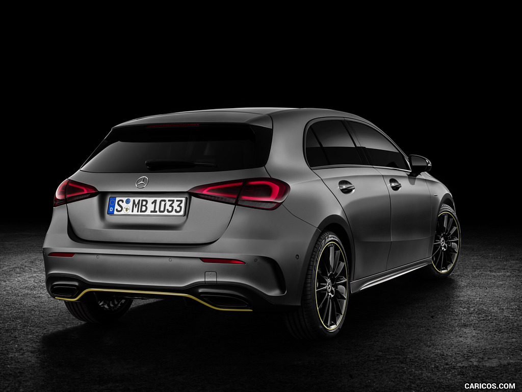 2019 Mercedes-Benz A-Class Edition 1 (Color: Designo Mountain Grey Magno) - Rear