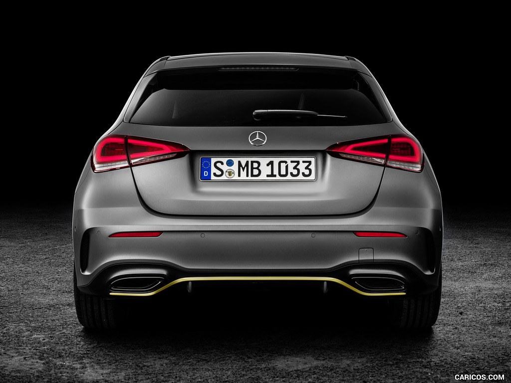 2019 Mercedes-Benz A-Class Edition 1 (Color: Designo Mountain Grey Magno) - Rear