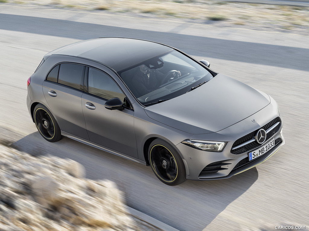 2019 Mercedes-Benz A-Class Edition 1 (Color: Designo Mountain Grey Magno) - Top