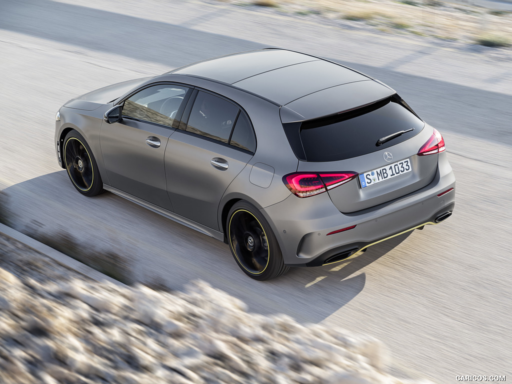 2019 Mercedes-Benz A-Class Edition 1 (Color: Designo Mountain Grey Magno) - Top