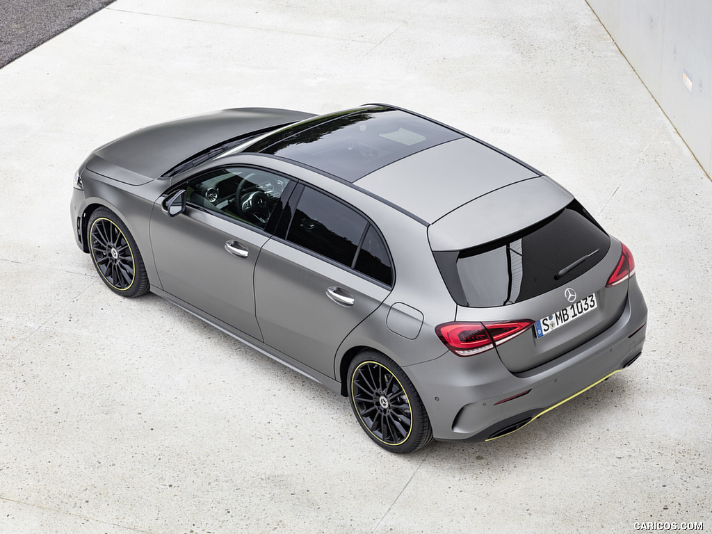 2019 Mercedes-Benz A-Class Edition 1 (Color: Designo Mountain Grey Magno) - Top