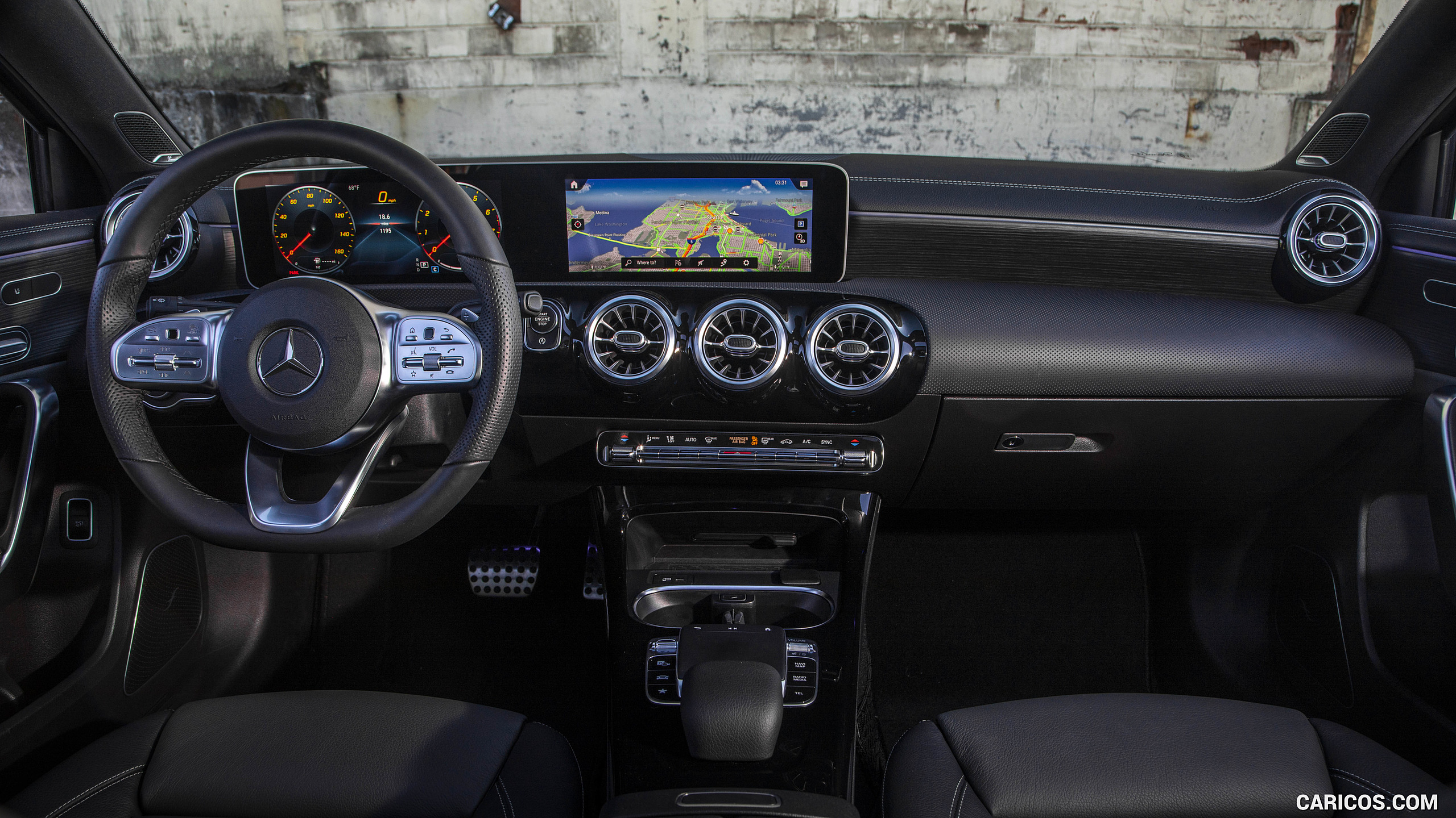 2019 Mercedes-Benz A-Class Sedan (US-Spec) - Interior, Cockpit, #155 of 214