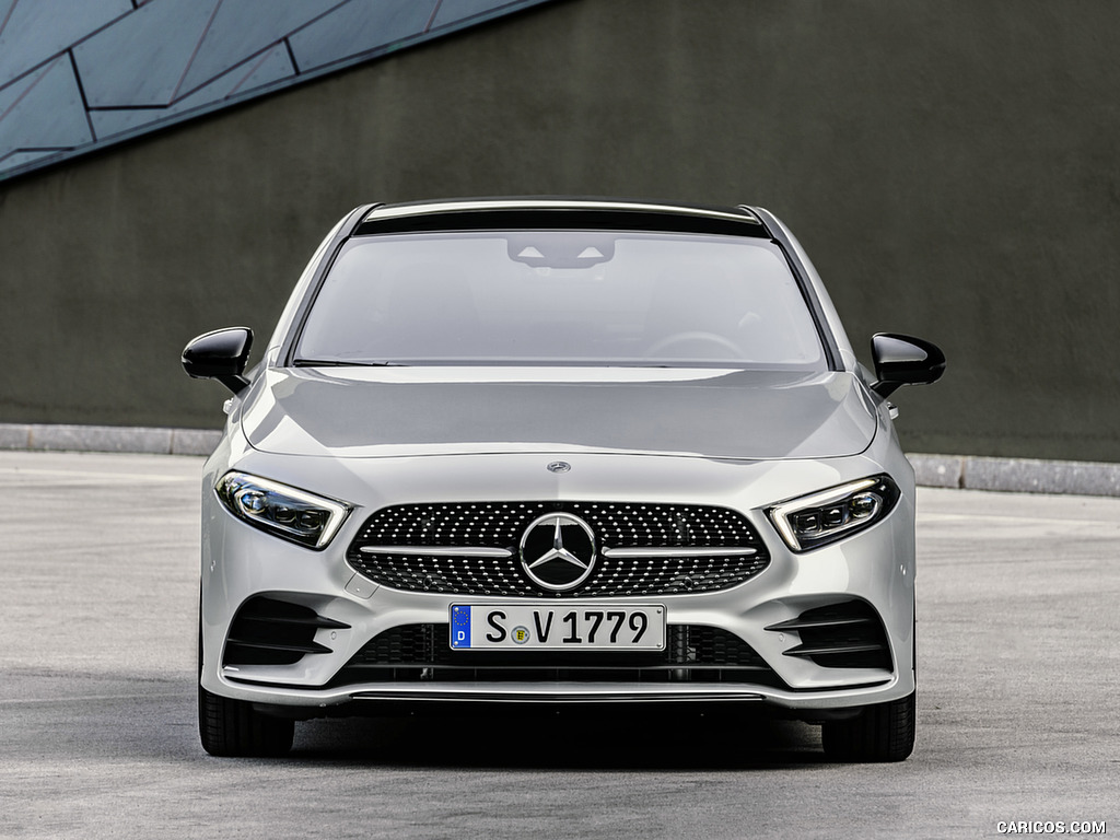 2019 Mercedes-Benz A-Class Sedan (Color: Iridium Silver) - Front