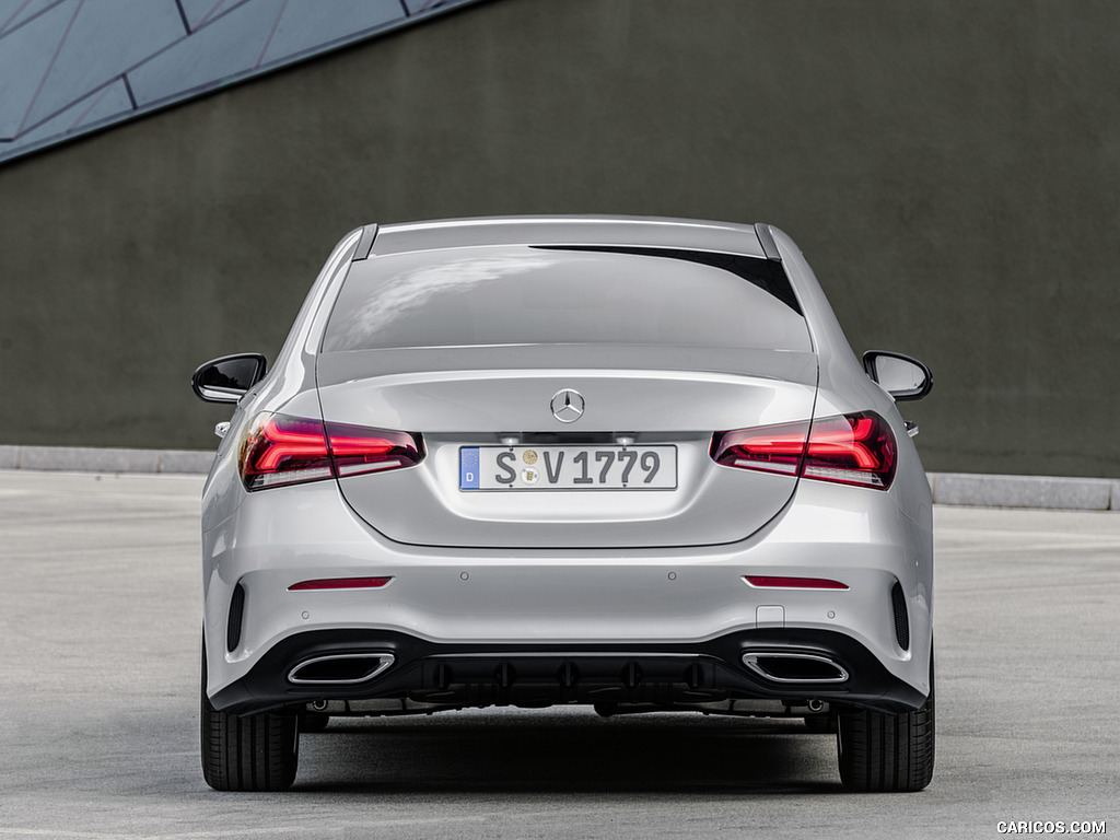 2019 Mercedes-Benz A-Class Sedan (Color: Iridium Silver) - Rear