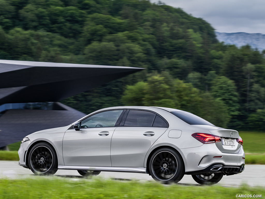 2019 Mercedes-Benz A-Class Sedan (Color: Iridium Silver) - Side