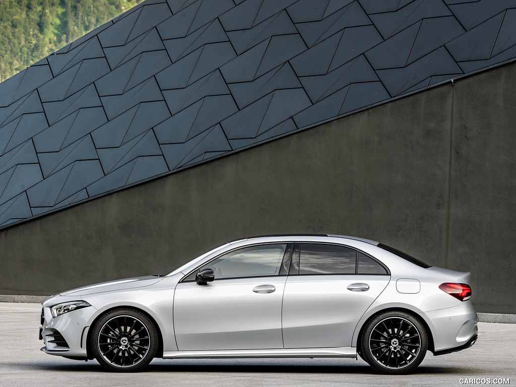 2019 Mercedes-Benz A-Class Sedan (Color: Iridium Silver) - Side