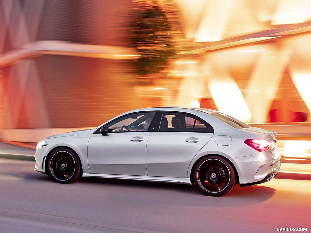 2019 Mercedes-Benz A-Class Sedan (Color: Iridium Silver) - Side