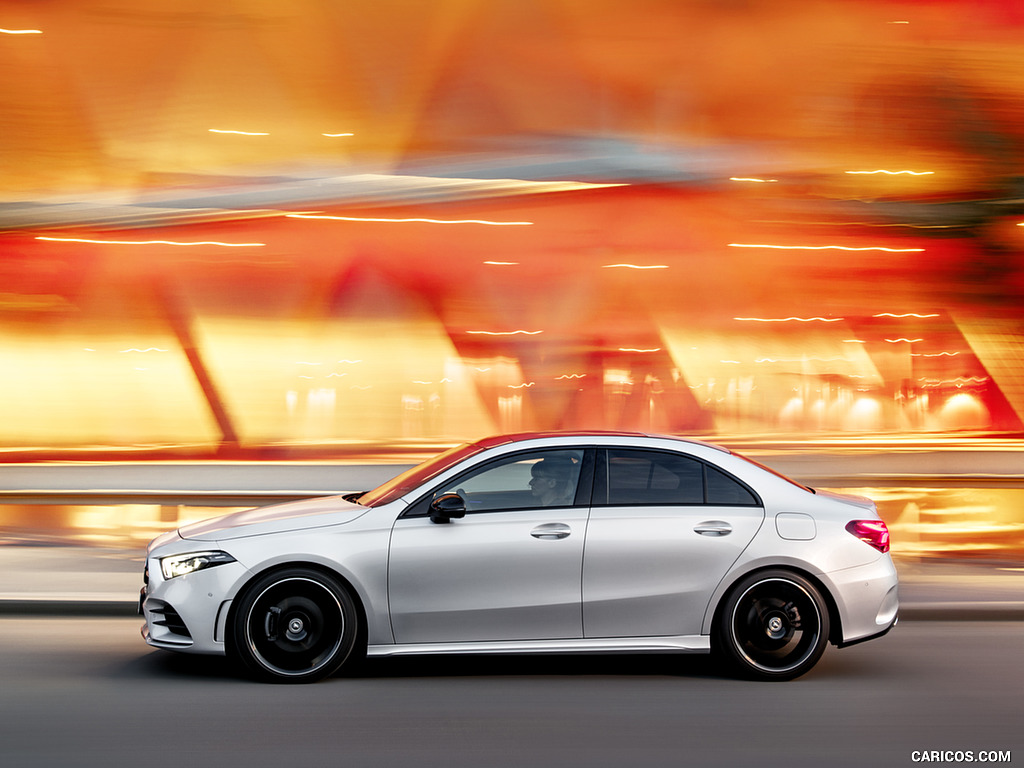 2019 Mercedes-Benz A-Class Sedan (Color: Iridium Silver) - Side