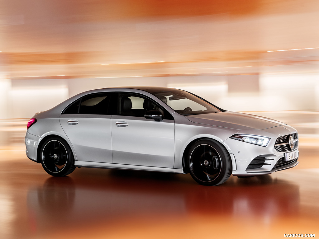 2019 Mercedes-Benz A-Class Sedan (Color: Iridium Silver) - Side