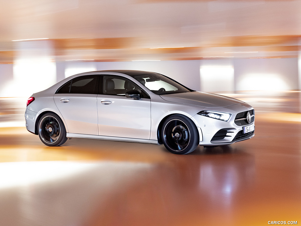 2019 Mercedes-Benz A-Class Sedan (Color: Iridium Silver) - Side