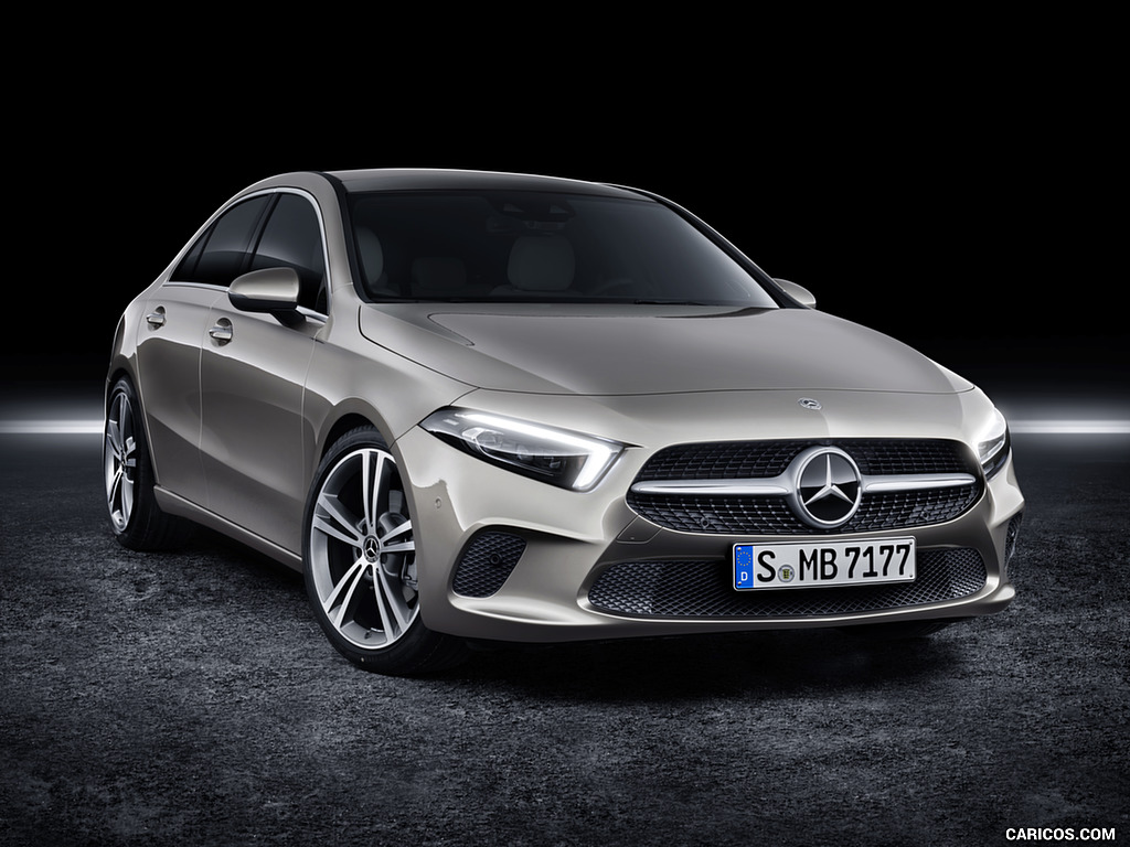 2019 Mercedes-Benz A-Class Sedan (Color: Mojave Silver) - Front