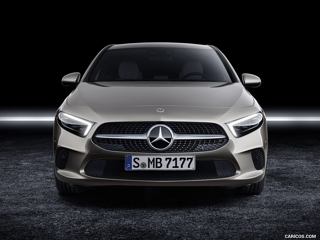 2019 Mercedes-Benz A-Class Sedan (Color: Mojave Silver) - Front