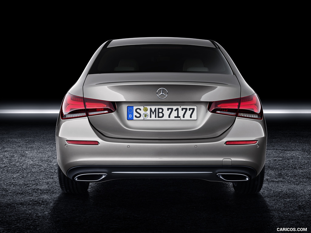 2019 Mercedes-Benz A-Class Sedan (Color: Mojave Silver) - Rear